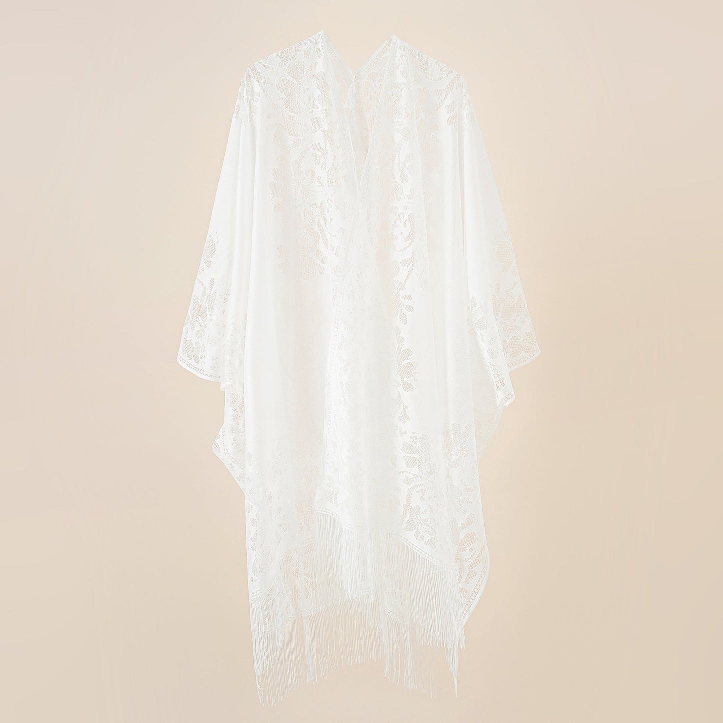 Lace Large Shawl Leaky Lace Cardigan Sun Protection Clothing Beach Cover Up Sun Protection Shawl