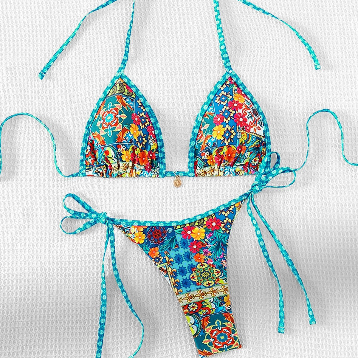 Swimsuit Fresh Printed Split Bikini Sexy Bikini Swimsuit