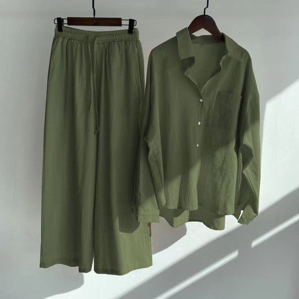 Petite two piece pant set
