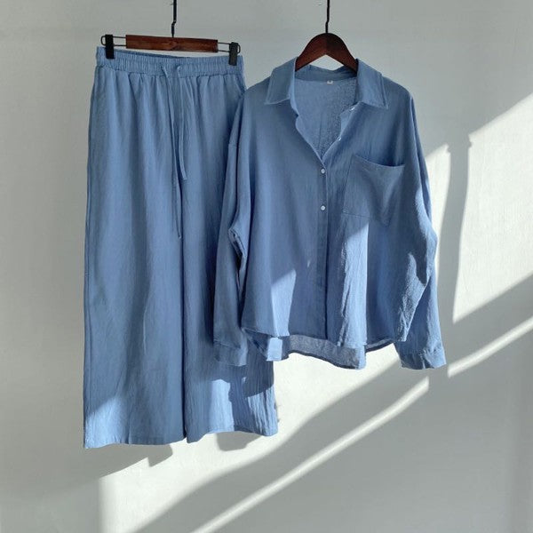 Petite two piece pant set
