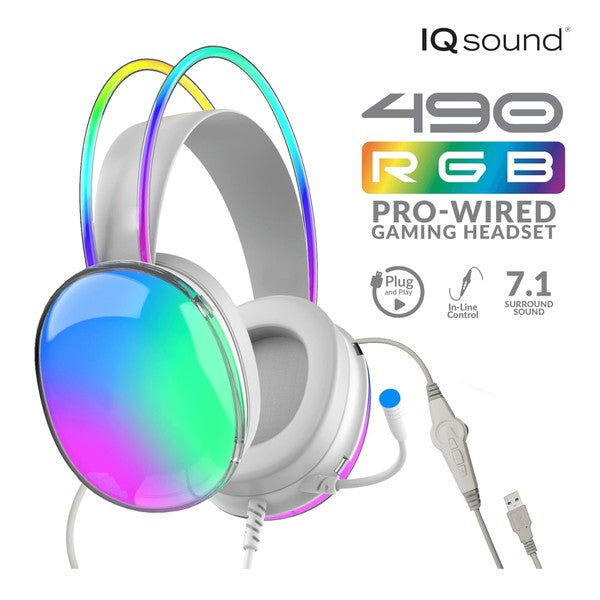 Pro-Wired Gaming Headset IQ 490 RGB