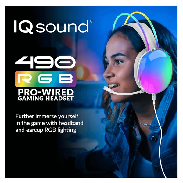 Pro-Wired Gaming Headset for IQ Sound