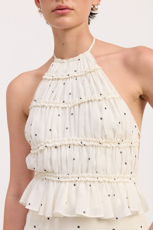 Breathable fabric keeps you cool despite the open back design.