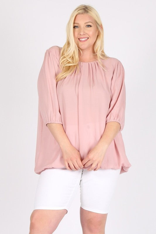 Round neckline for a classic, versatile look.