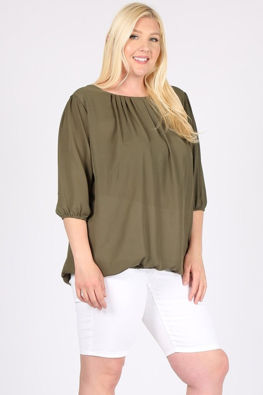Imported design, good value for plus sizes.