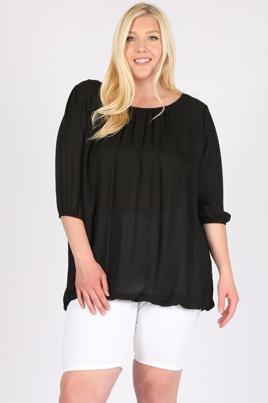 Great layering piece under jackets or cardigans.