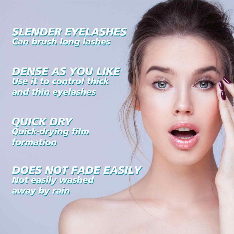 Volumizing Mascara 2 In 1 Lengthening Thickening Mascara Easy To Use Eye Makeup Tool For Longer Thicker Lashes