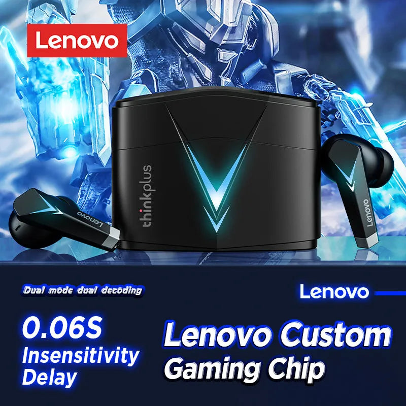Choice Original Lenovo LP6 TWS Wireless Buletooth V5.1 Earphones Dual Mode Music Gaming Headsets New E-Sports Headphones