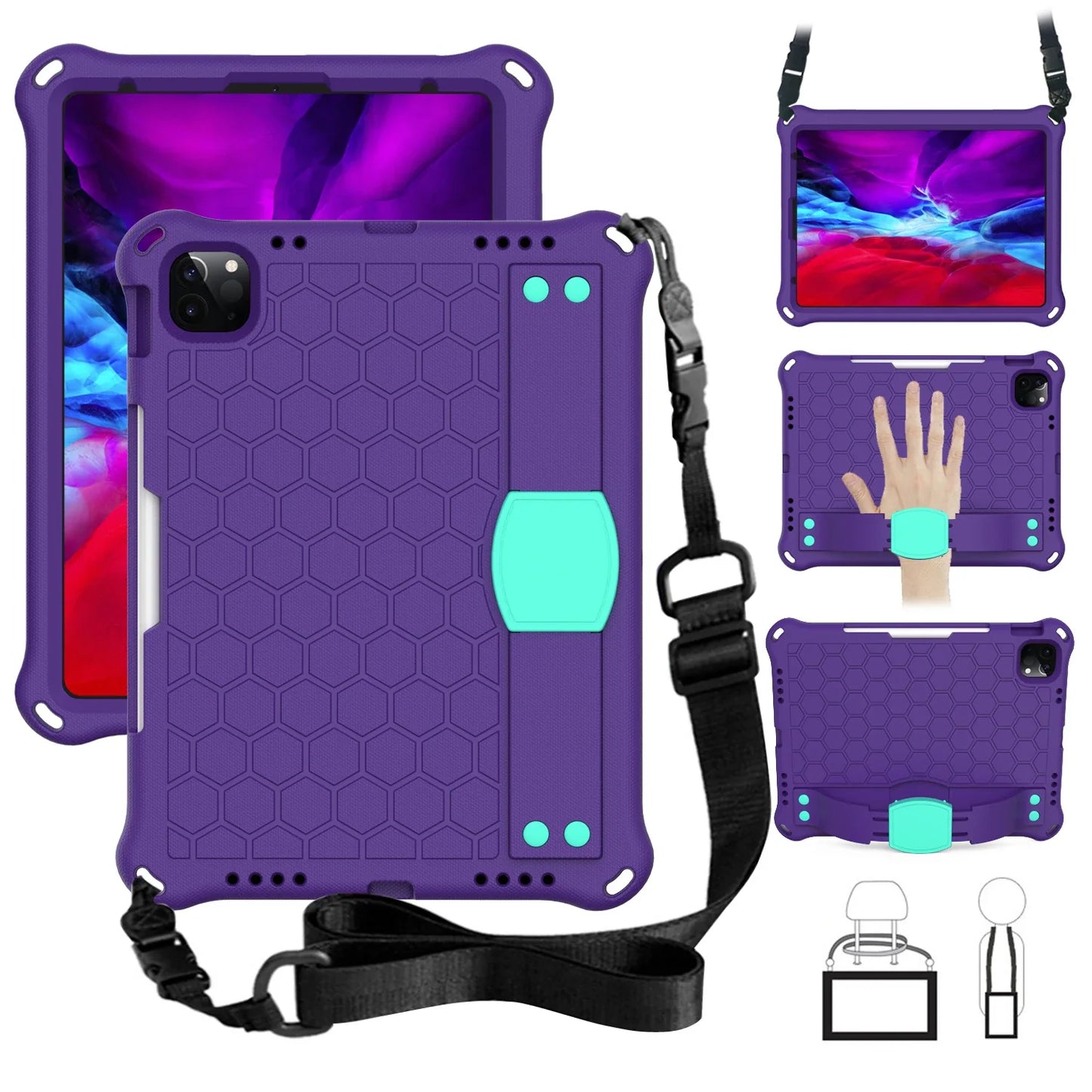 For iPad 10 2022 10th Generation Tablet Case for A2757 A2777 A2696 Kids safe shockproof Protective Cover funda Non-toxic EVA