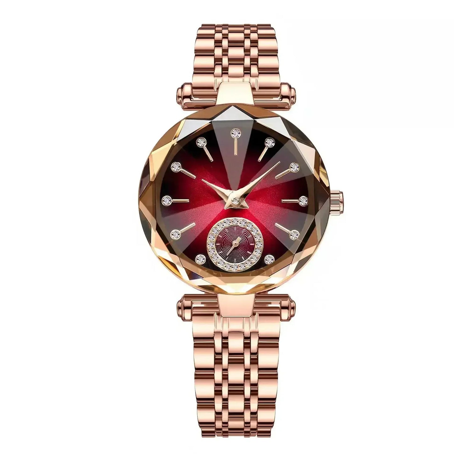 Luxury Woman Wristwatch Elegant Waterproof Stainless Steel Watch for Ladies Dress Diamond Quartz Women's Watches Reloj 2025 New