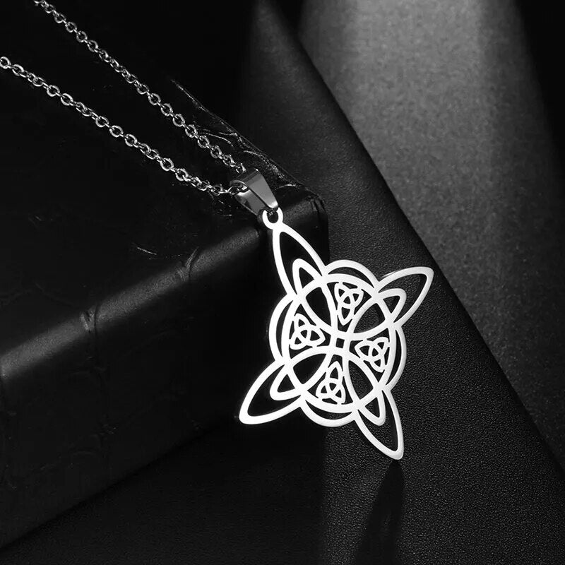 New Metal Black Cross Pendant Necklace Men and Women Fashion Gothic Punk Trend Hip Hop Accessories Jewelry Gift Wholesale