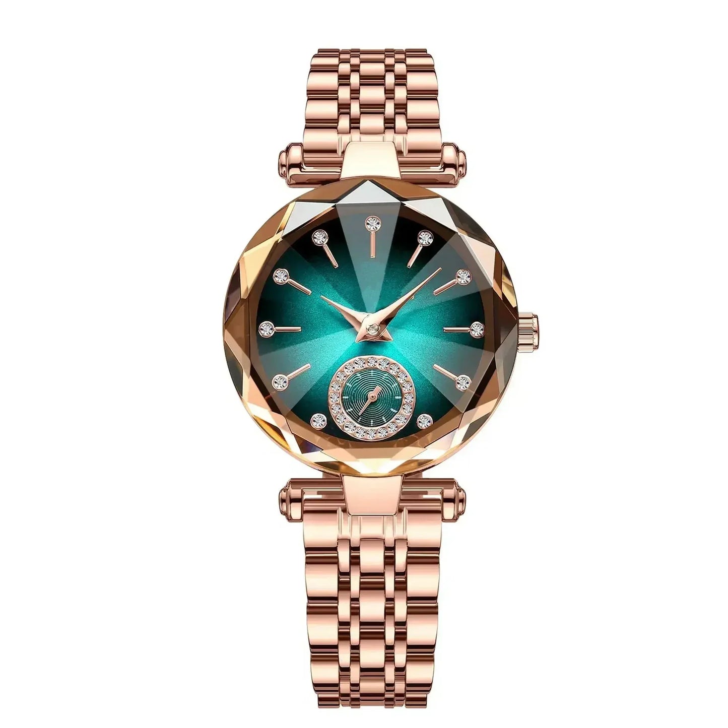 Luxury Woman Wristwatch Elegant Waterproof Stainless Steel Watch for Ladies Dress Diamond Quartz Women's Watches Reloj 2025 New