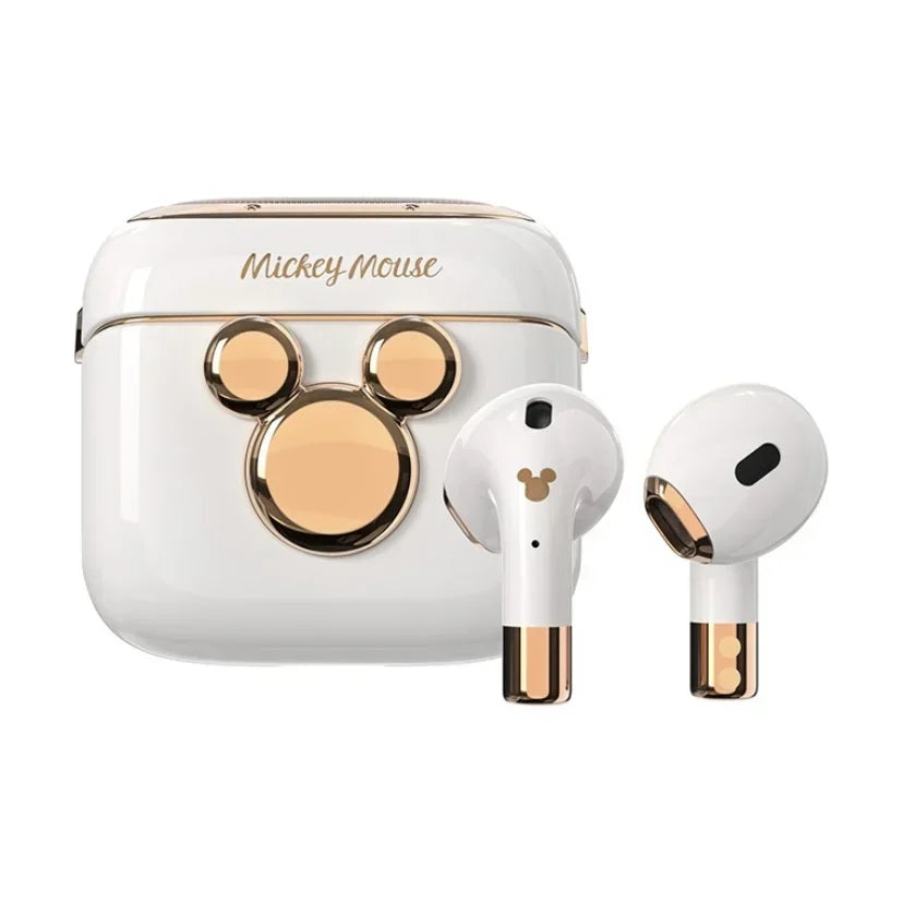 Disney Earbuds Q6 HIFI Sound Headsets Bluetooth Active Noise Reduction Wireless Earphones Waterproof Deep Bass Girls Gifts