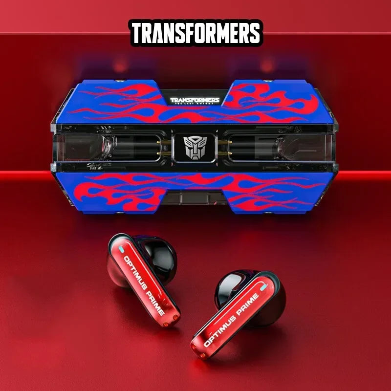 Transformers TF-T01 TWS Earphones Bluetooth 5.3 Bumblebee Wireless Earphone HIFI Stereo Headset Gaming Music Dual Mode Earbuds