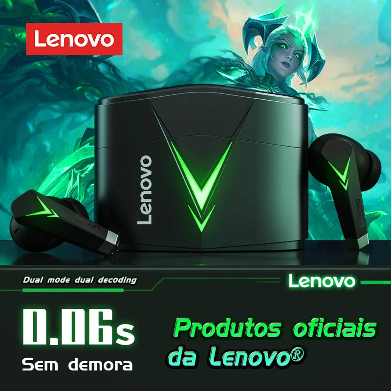 Choice Original Lenovo LP6 TWS Wireless Buletooth V5.1 Earphones Dual Mode Music Gaming Headsets New E-Sports Headphones