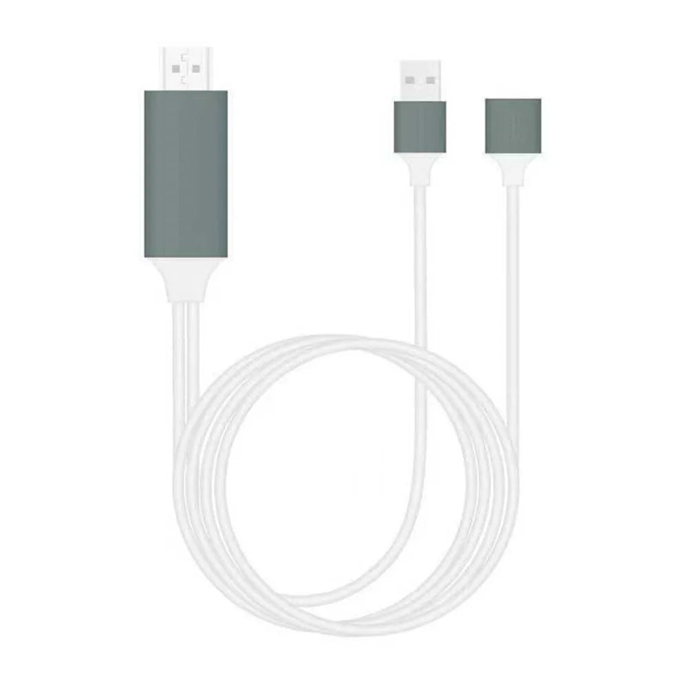 Hdmi-Compatible Mirroring AV Cable Phone to TV HDTV Adapter Usb Adapter Three-In-One Mobile Phone With The Same Screen Universal