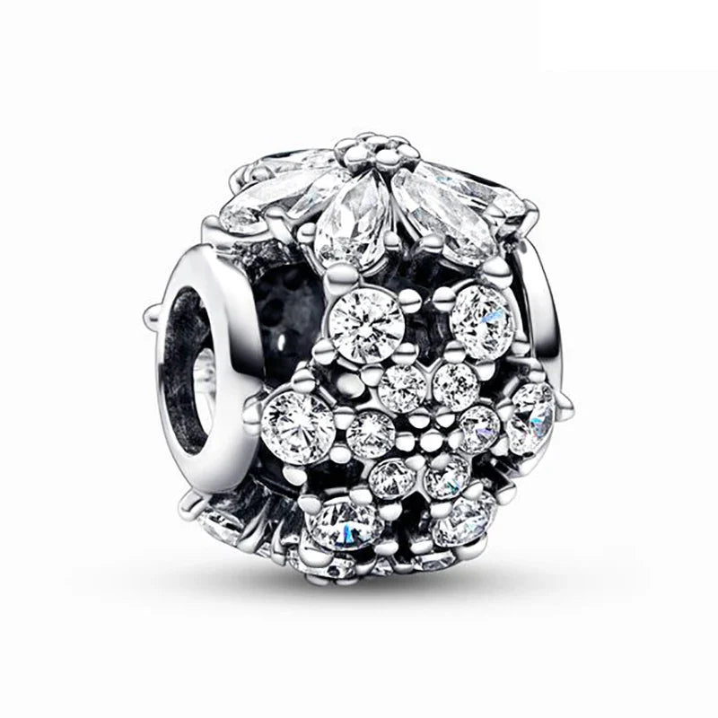 Newest Deer Star Witch Cat Castle Beads Shining Pendants Fit Original Pandora Charms Silver Color Bracelets DIY Women's Jewelry
