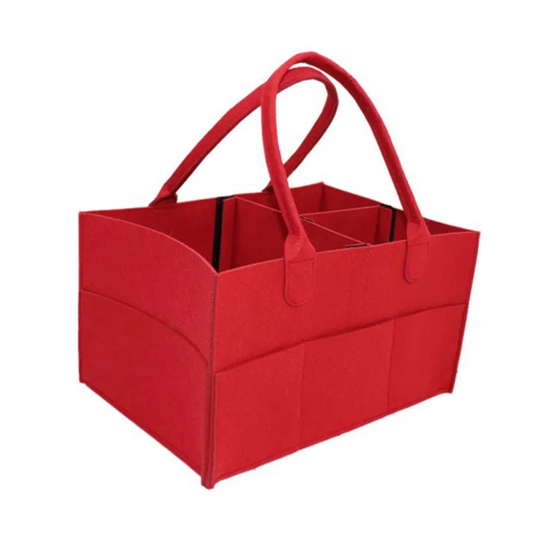 Children's Felt Diaper Storage Bag Baby Miscellaneous Toys Diapers Large Capacity Felt Diaper Bag