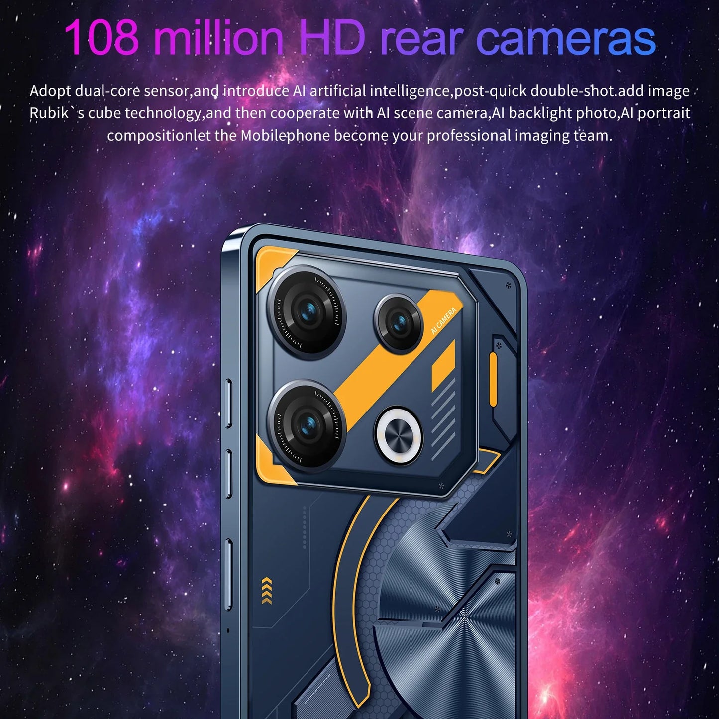 GT20 pro Original Smartphone 16 GB RAM 1 TB Storage 7.3-inch Full Screen 108 MP Camera Snapdragon 8 Gen3 Global 5G LTE Bands