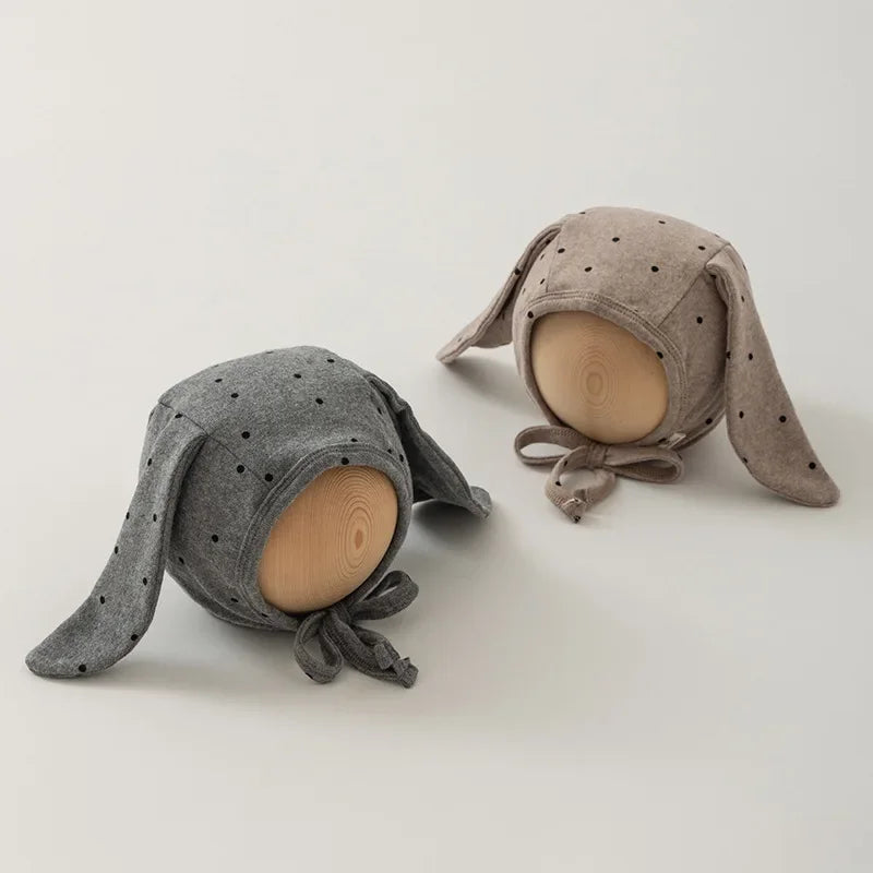 1 Piece Cute Cartoon Fashion Newborn Beanie Sweet Bear Bunny Ear Infant Baby Photography Props Hat Soft Cotton Toddler Hat
