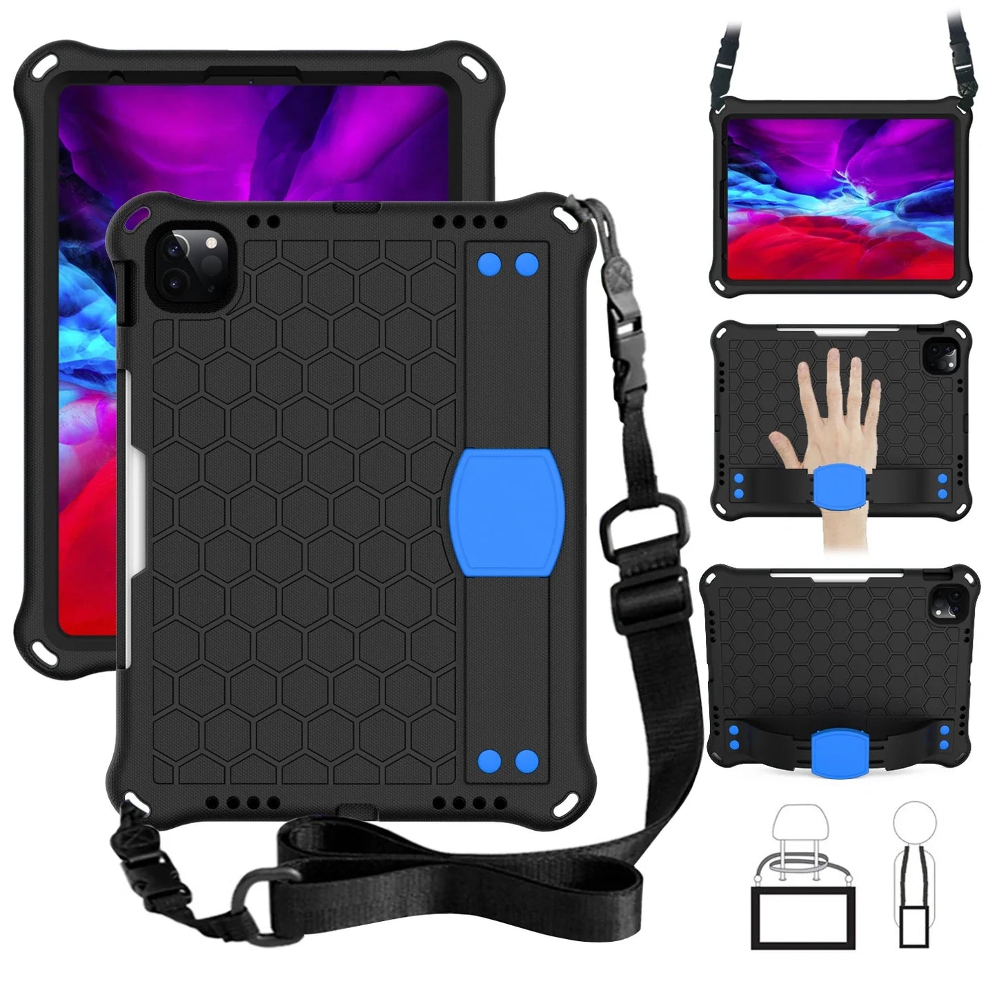 For iPad 10 2022 10th Generation Tablet Case for A2757 A2777 A2696 Kids safe shockproof Protective Cover funda Non-toxic EVA