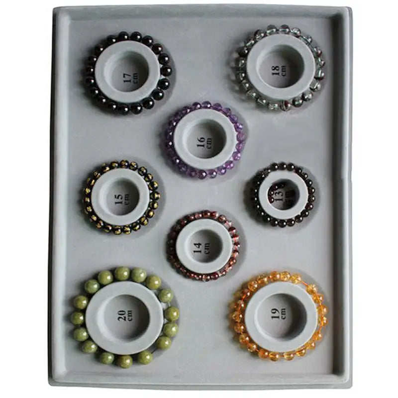1PCS Flocked Bead Board Bracelet Necklace Beading Accessories Measuring Tools Design Jewelry DIY Craft Tool Jewelry Making