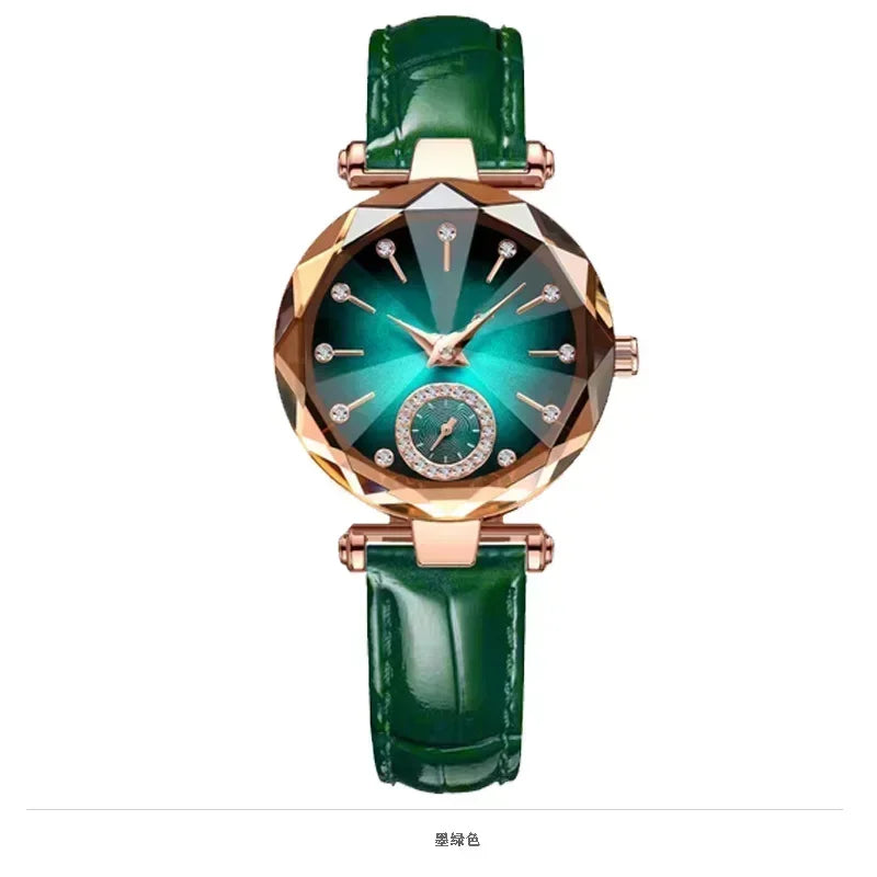 Luxury Woman Wristwatch Elegant Waterproof Stainless Steel Watch for Ladies Dress Diamond Quartz Women's Watches Reloj 2025 New