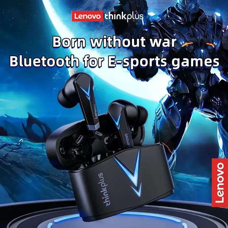Choice Lenovo LP6 TWS Wireless Bluetooth Earphone Low latency Dual Mode Music&Gaming Headphone Long Battery Life Earbuds
