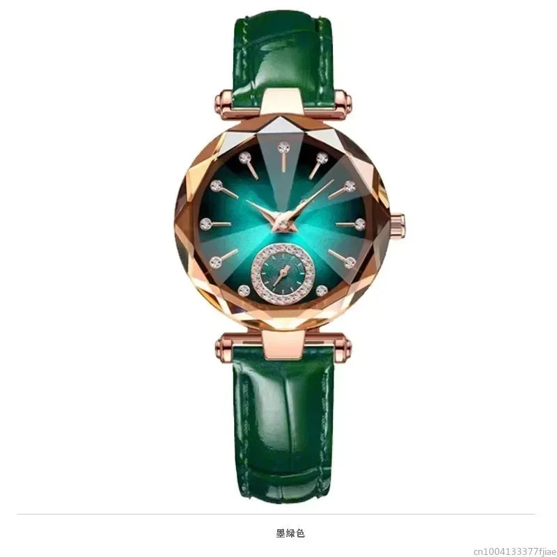 Luxury Woman Wristwatch Elegant Waterproof Stainless Steel Watch for Ladies Dress Diamond Quartz Women's Watches Reloj 2025 New