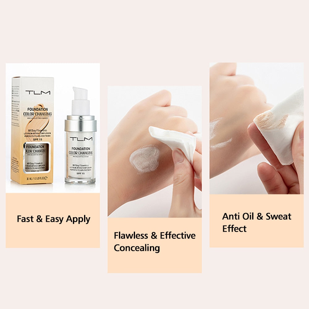 Concealer Liquid Foundation Retouch Skin Invisible Pores Concealer Oil Control