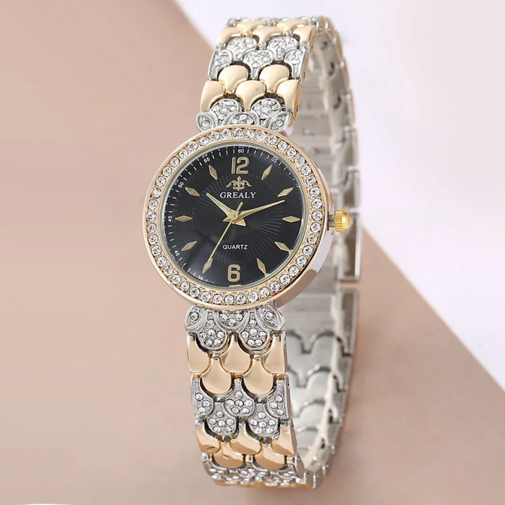 New Fashion Women Watch Casual Clock Rhinestone Business Women Quartz Watch For Women Relogio Feminino Simple Wristwatch Relógio