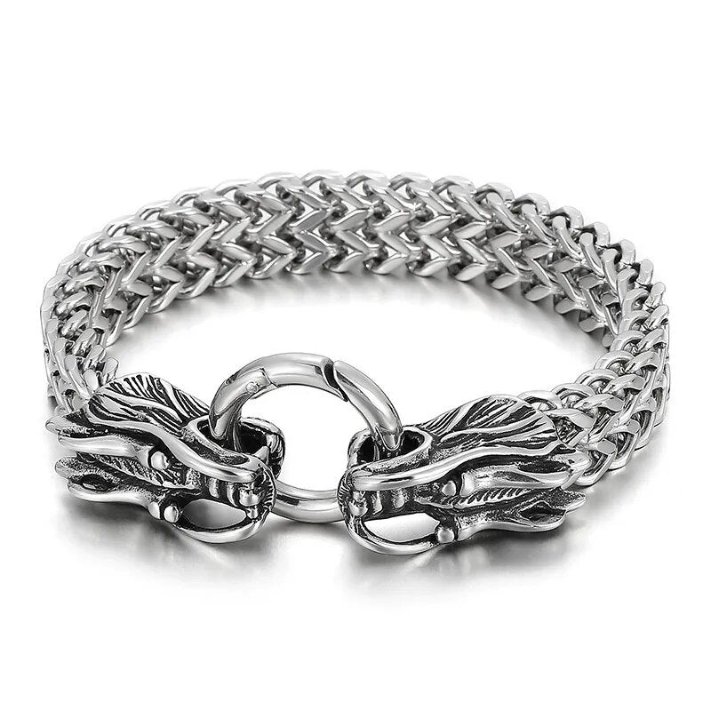Men\\\\\\'s Vintage Skull Beaded Skull Bracelets Men\\\\\\'s Bracelets Gothic Jewelry Accessories Gifts