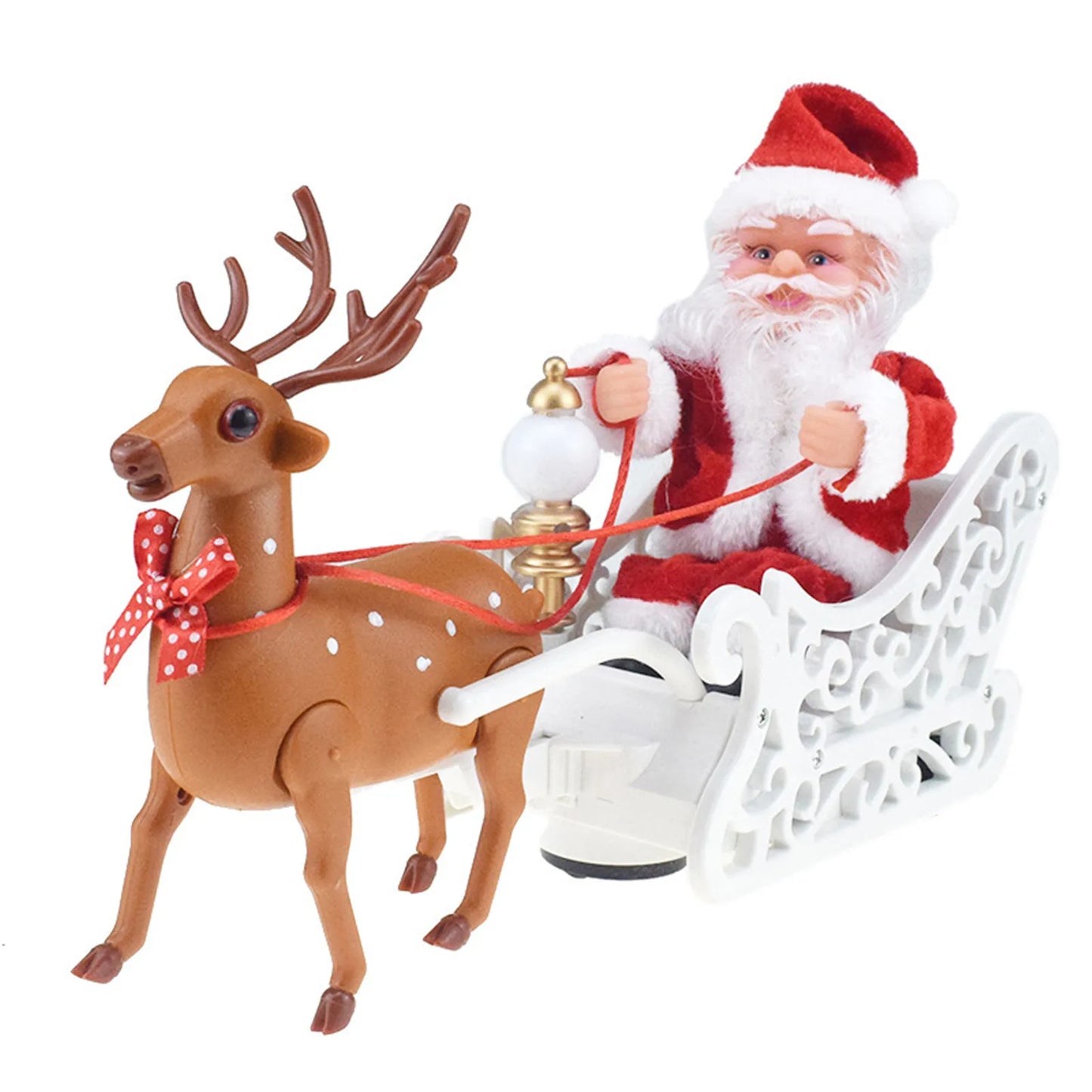 Dancing Singing Santa Claus Doll Toy Electric Toy With Music Standing Electric Santa Claus With Saxophone Music