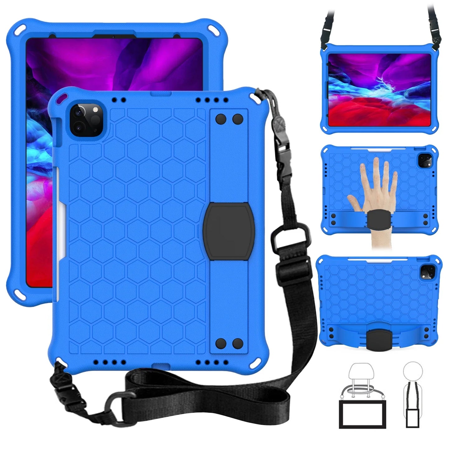For iPad 10 2022 10th Generation Tablet Case for A2757 A2777 A2696 Kids safe shockproof Protective Cover funda Non-toxic EVA