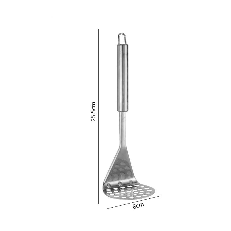 Stainless Steel Potato Masher Vegetable Fruit Cutter Kitchen Tool