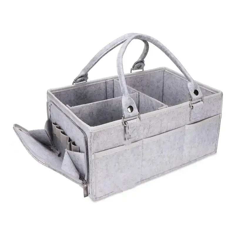 Children's Felt Diaper Storage Bag Baby Miscellaneous Toys Diapers Large Capacity Felt Diaper Bag