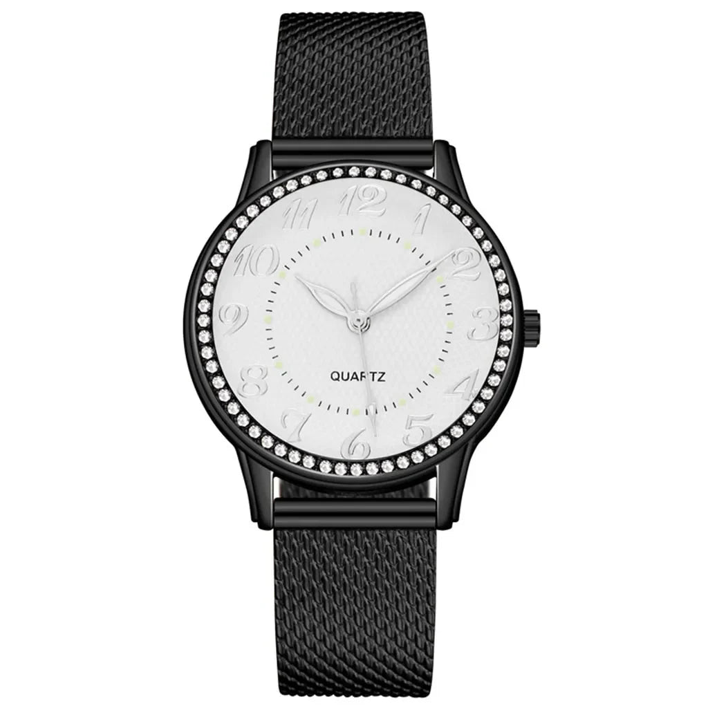 Luxury Watches Quartz Watch Stainless Steel Dial Casual Bracelet Watch Luminous Luxury Fashion Elegant Woman Watch