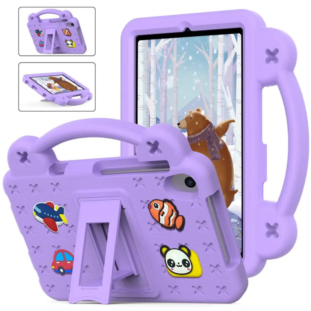 Kids Safe EVA Case for TCL Tab 8 LE 2023 Kickstand Cover For TCL Tab 8 2022 8.0 inch Model 9132G2 Tablet Shell With Handle Strap