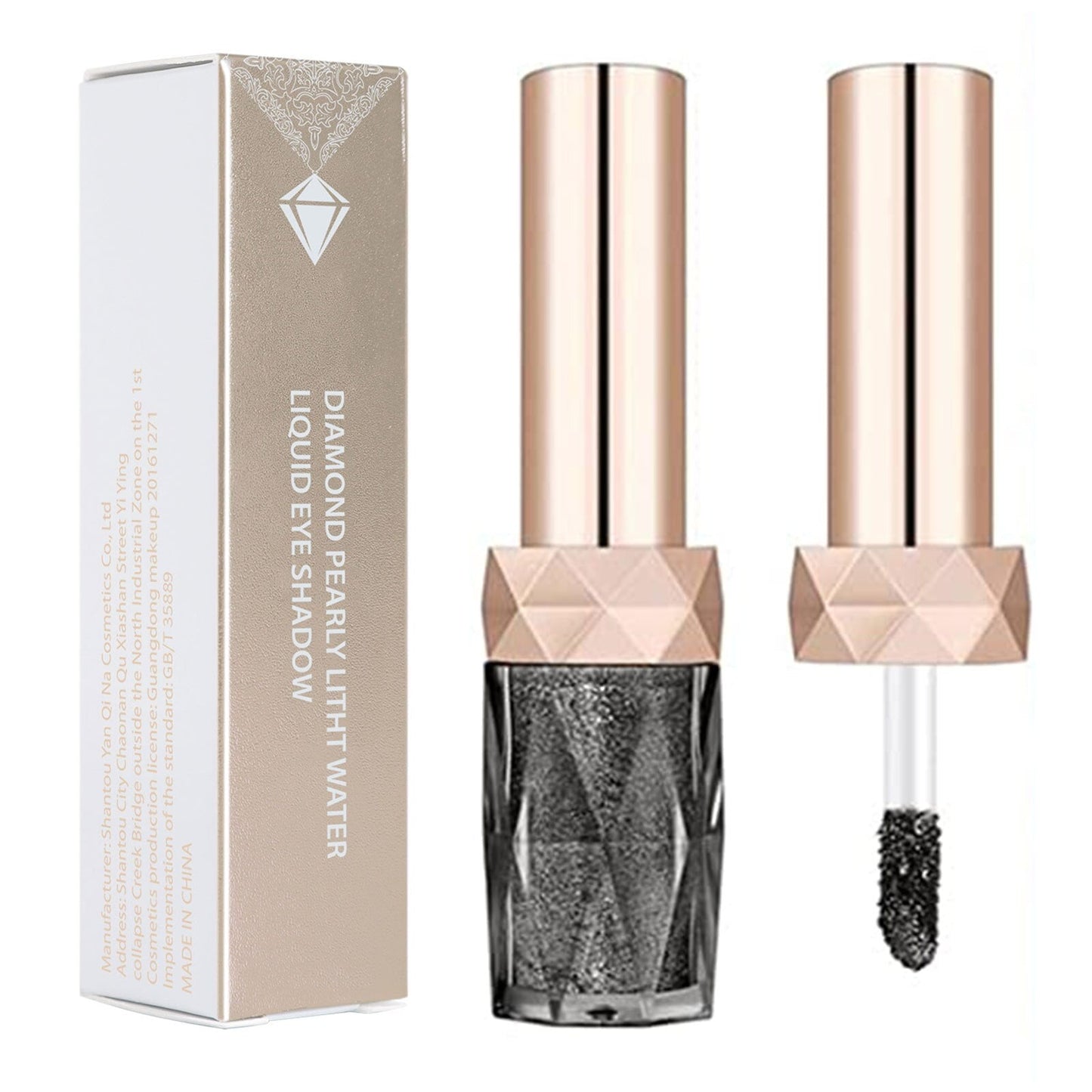Liquid Glitter Eyeshadow Sparkling Metallic High-pigmented Eyeshadow Set Long-wearing Liquid Glitter Blush Eyebrow Shadow With 6