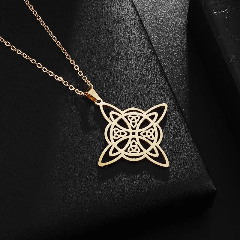 New Metal Black Cross Pendant Necklace Men and Women Fashion Gothic Punk Trend Hip Hop Accessories Jewelry Gift Wholesale