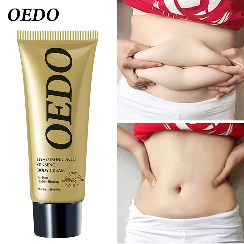 OEDO Ginseng Slimming Cream Reduce Cellulite Lose Weight Burning Fat Health Care Cream Body Skin Whitening Cream