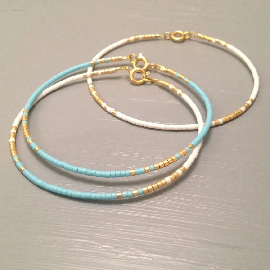 KKBEAD Miyuki Bracelet for Women Jewelry Gift Dainty Simple Thin Beads Bracelets Sets Pulseras Mujer Femme