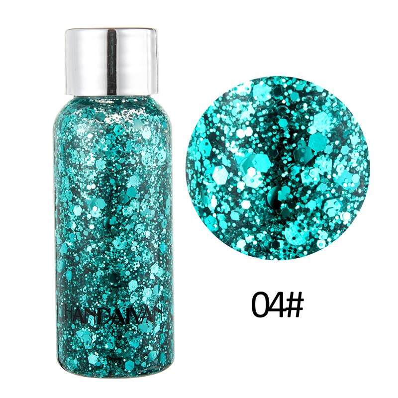 1pcs Eyeshadow Sequins Face Eye Glitter Sequin Gel Diamond Shiny Glitter Body Sequins Makeup Decorative For Party Festival