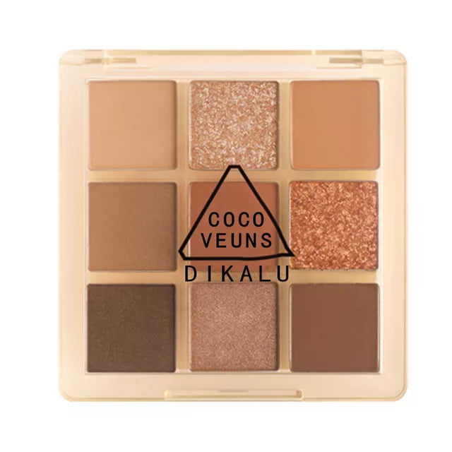 NEW2023 Lasting Shimmer Eye Shadow 9 Colors Makeup Palette Glitter Waterproof Glitter Eyeshadow Shimmer High Pigment Cosmetics