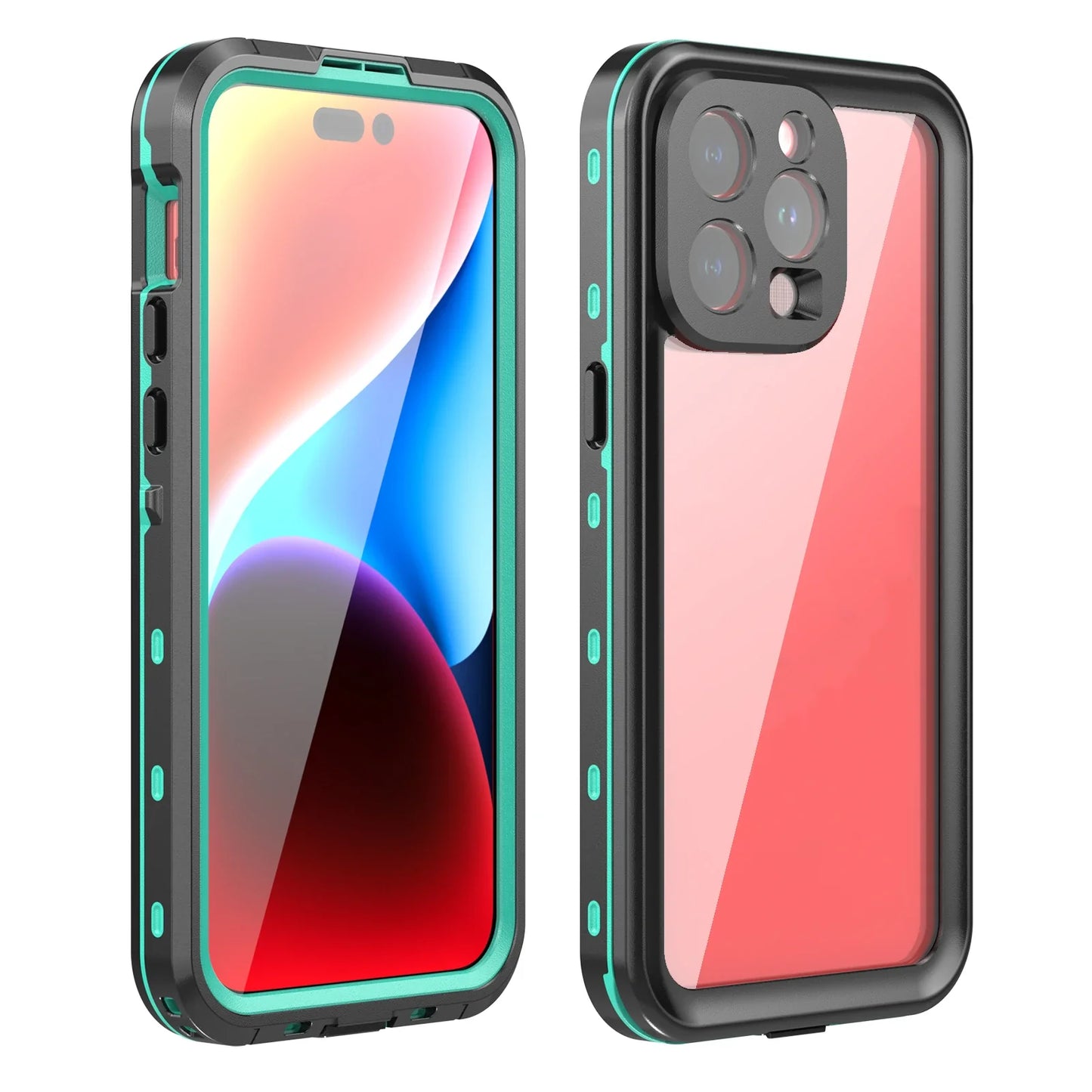 IP68 Waterproof Magnetic Phone Case For iPhone 13 15 14 Pro Max Pro 360° Protector Full Body Protective Dustproof Phone Cover