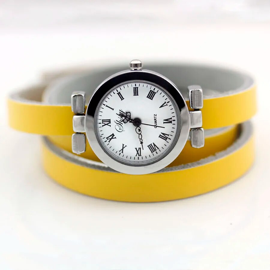 Shsby New Fashion Hot-selling Women's Long Leather Female Watch ROMA Vintage Watch Women Watches