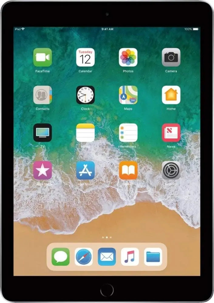 Apple iPad 5th Generation (Wi-Fi, 128GB) Space Gray (Certified Refurbished)