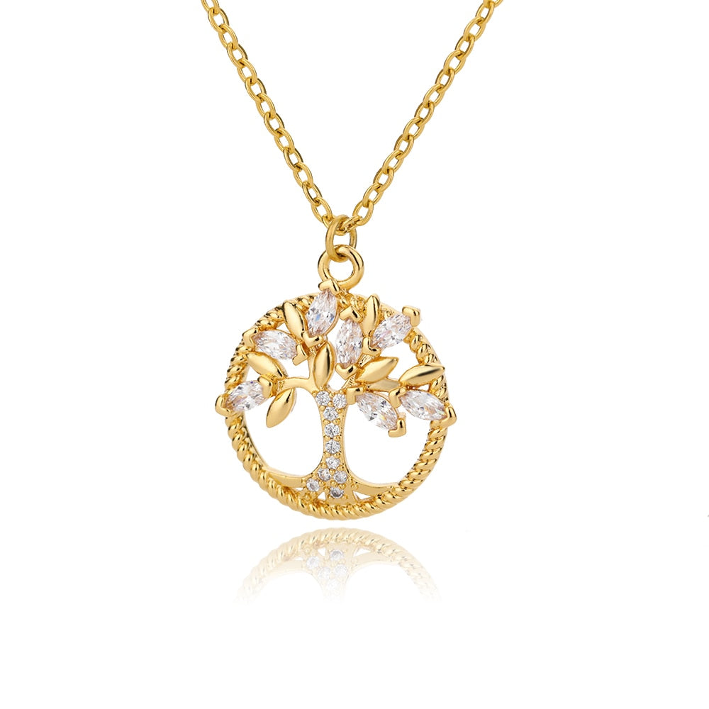 Vintage Lucky Four Leaf Clover Necklaces for Women Goth Love Heart Pendant Choker Chain Necklace Stainless Steel Jewelry Gift