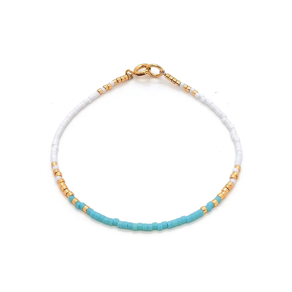 KKBEAD Miyuki Bracelet for Women Jewelry Gift Dainty Simple Thin Beads Bracelets Sets Pulseras Mujer Femme