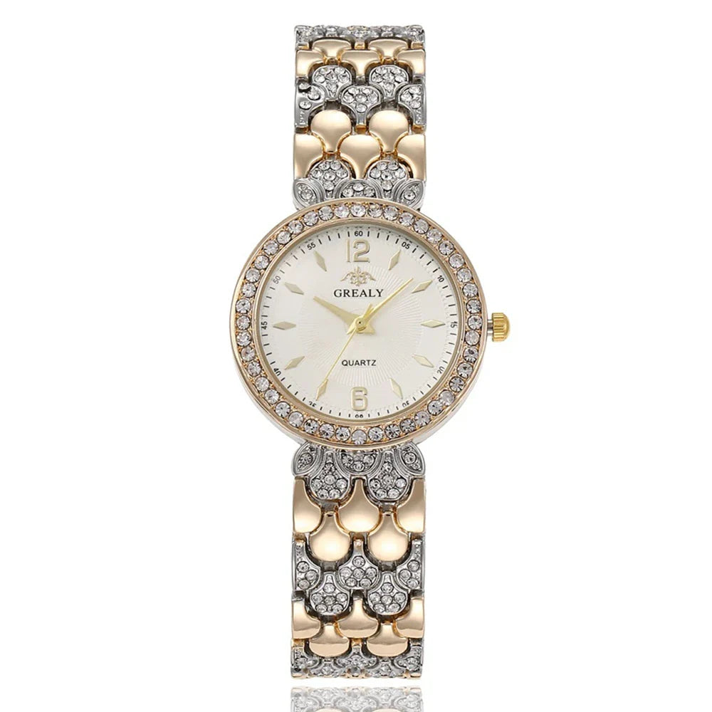 New Fashion Women Watch Casual Clock Rhinestone Business Women Quartz Watch For Women Relogio Feminino Simple Wristwatch Relógio